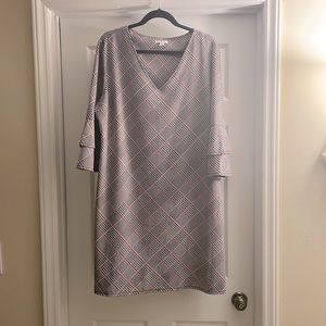 CATO XL checkered dress